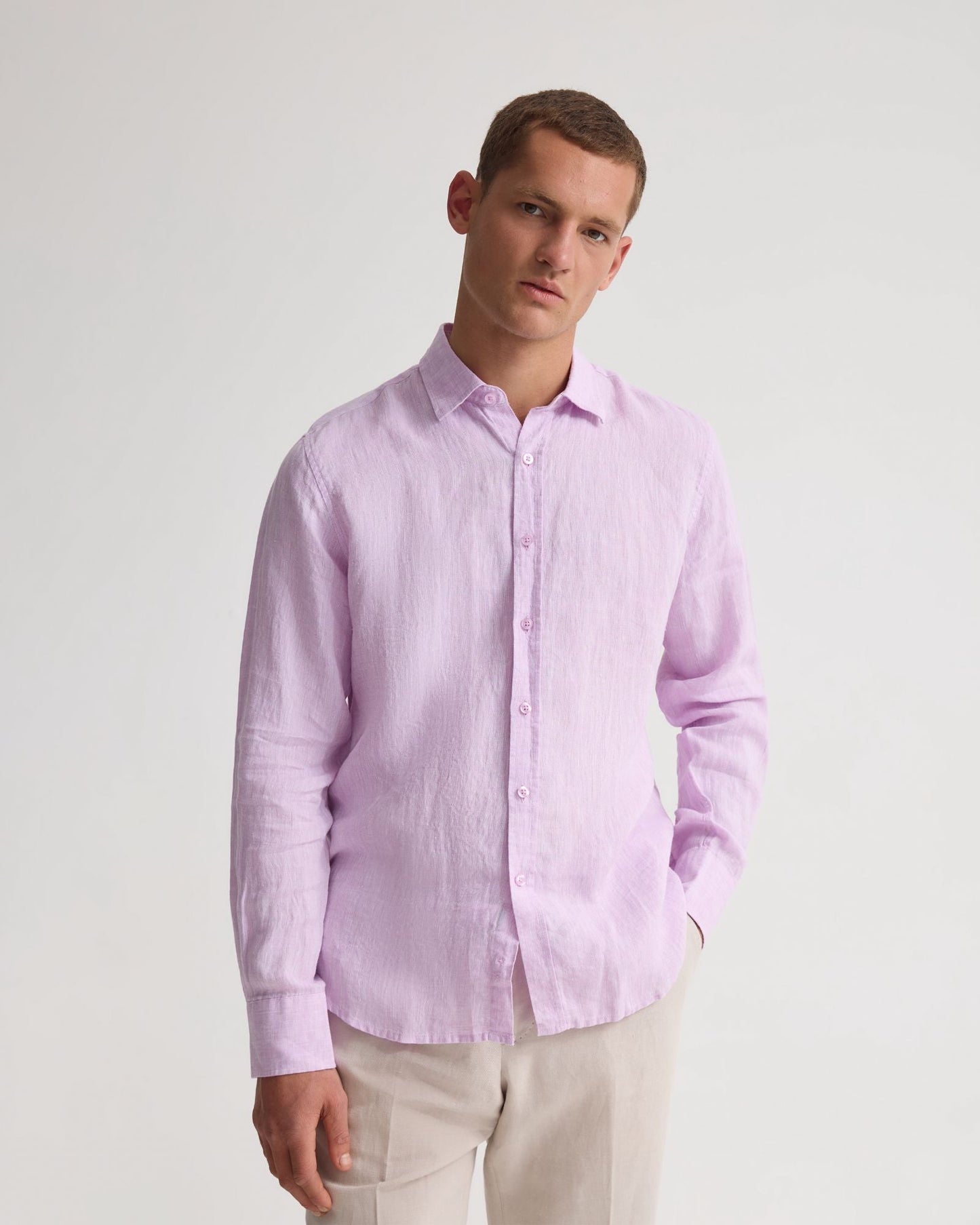 Cooper French Linen Long Sleeve Shirt