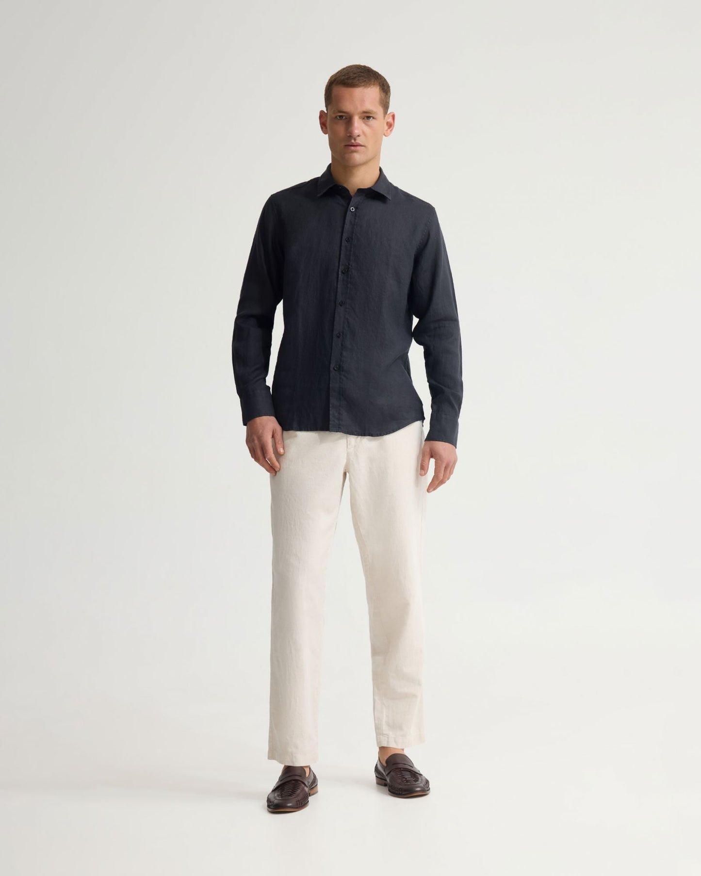 Cooper French Linen Long Sleeve Shirt