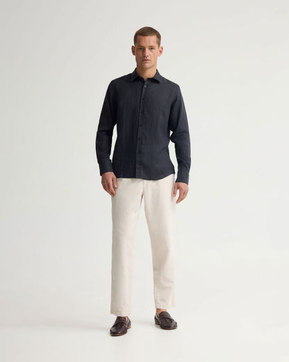 Cooper French Linen Long Sleeve Shirt