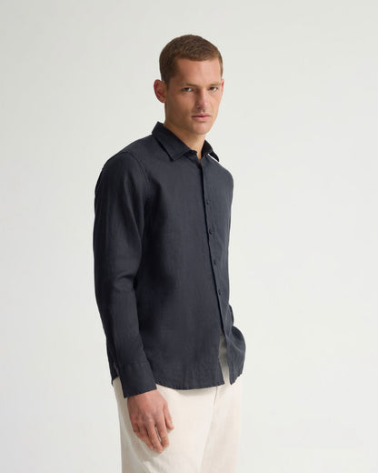 Cooper French Linen Long Sleeve Shirt