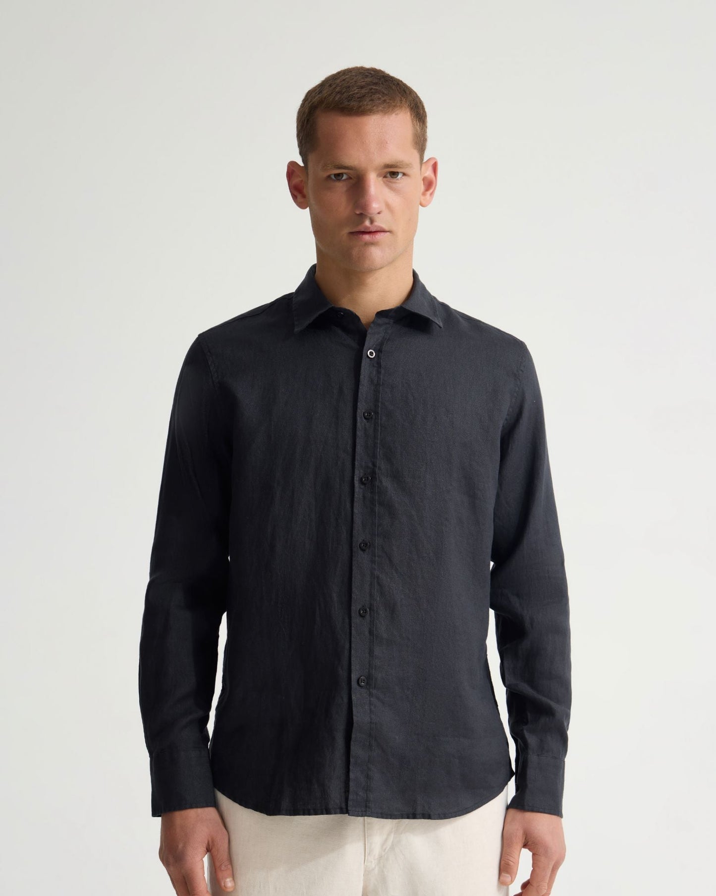 Cooper French Linen Long Sleeve Shirt