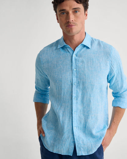 Cooper French Linen Long Sleeve Shirt