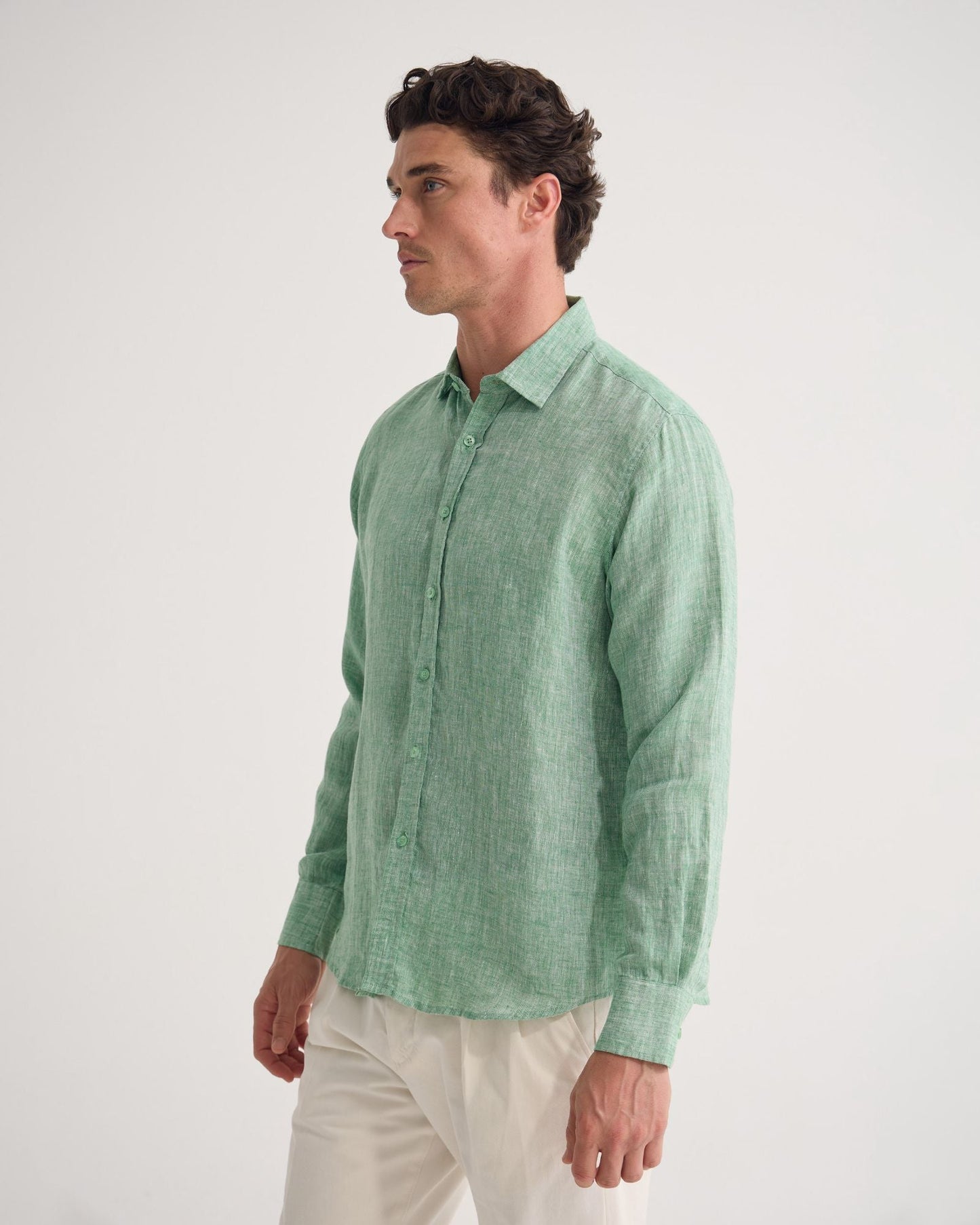 Cooper French Linen Long Sleeve Shirt