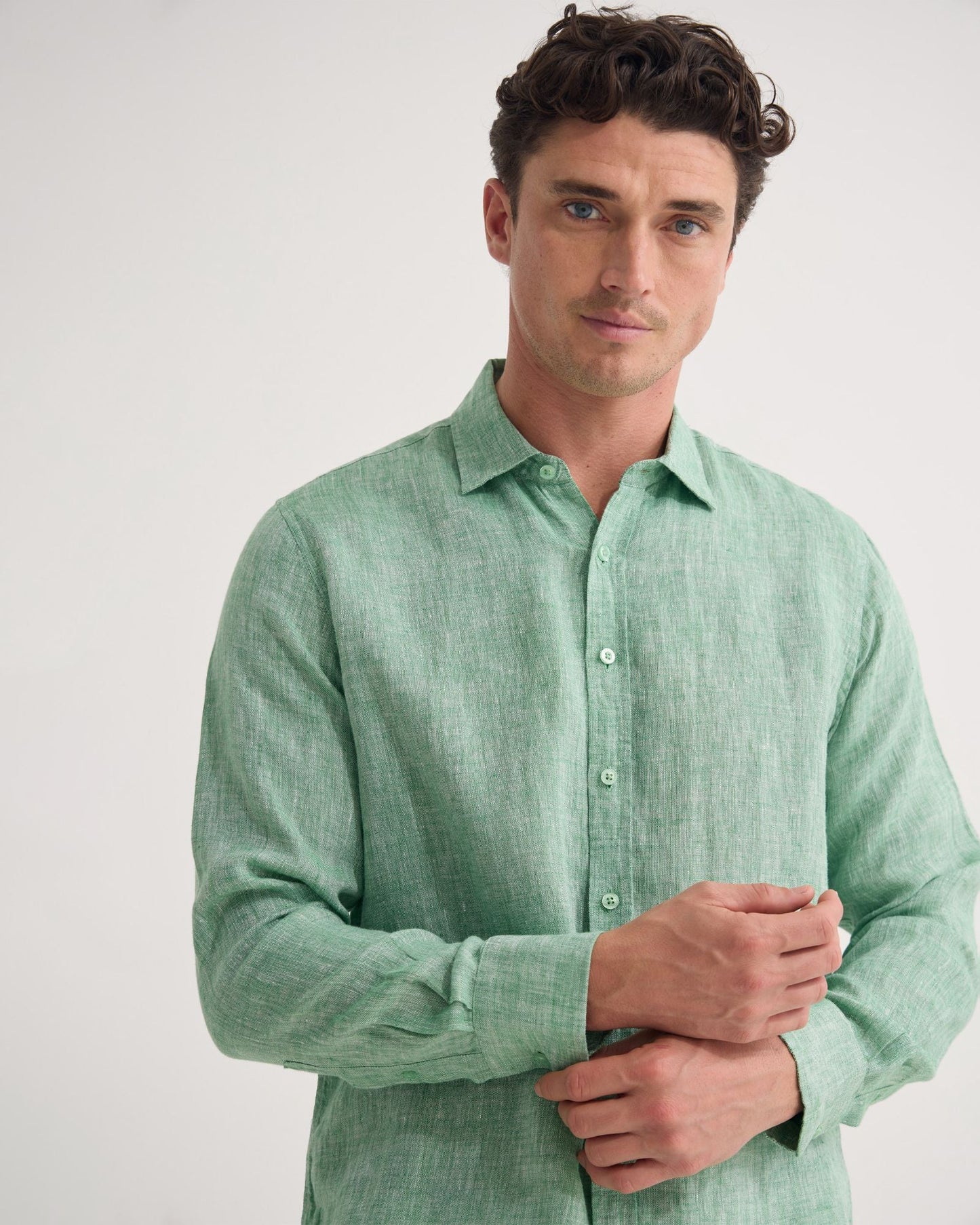 Cooper French Linen Long Sleeve Shirt