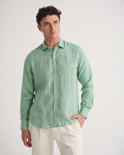 Cooper French Linen Long Sleeve Shirt