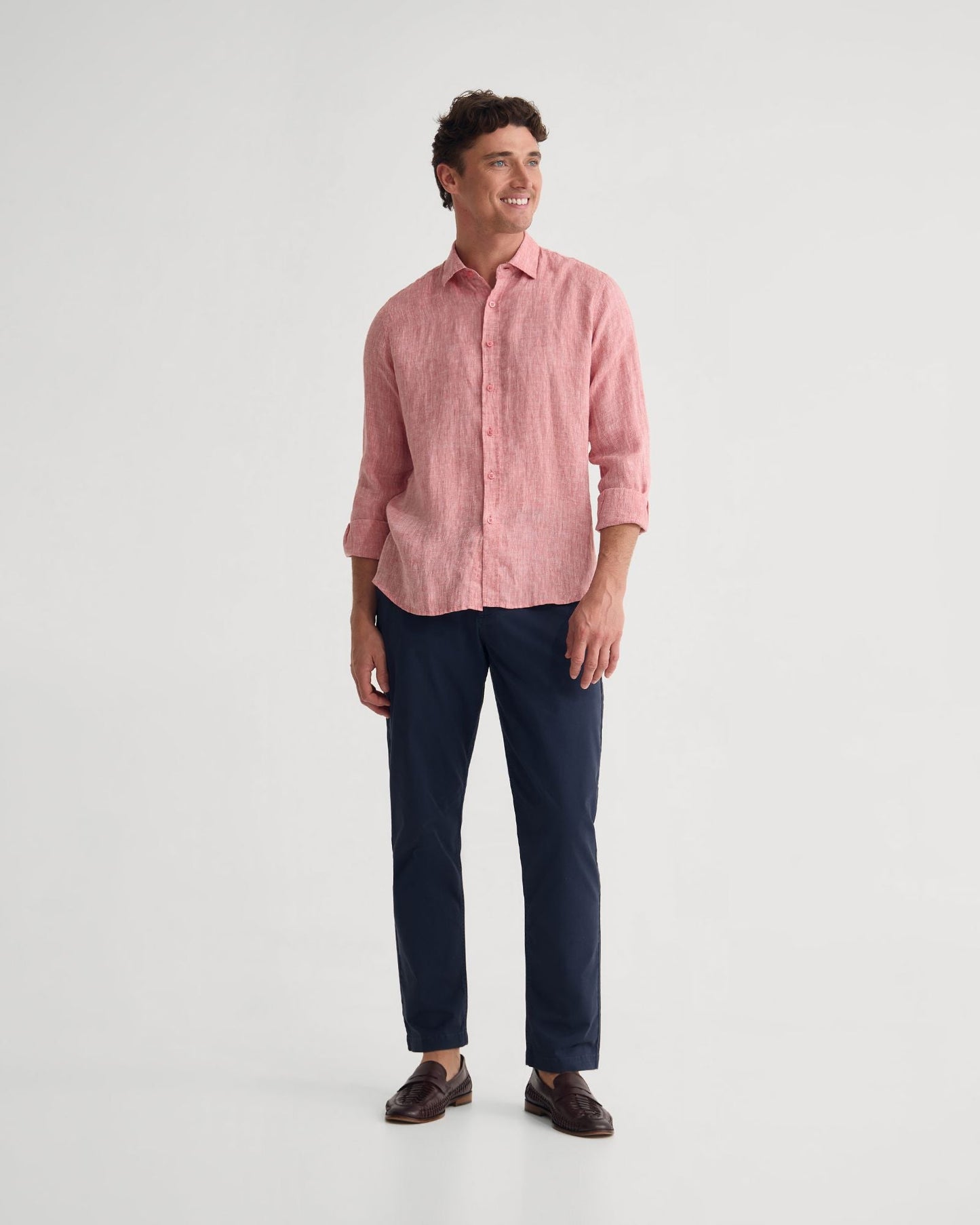Cooper French Linen Long Sleeve Shirt