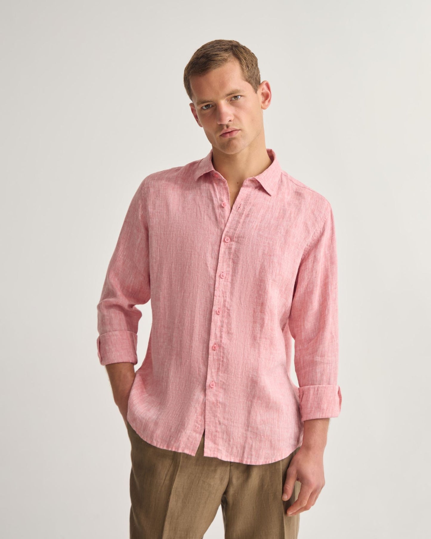 Cooper French Linen Long Sleeve Shirt