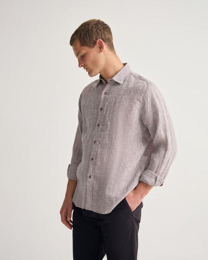 Cooper French Linen Long Sleeve Shirt