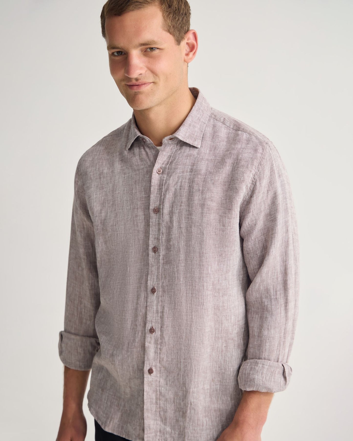 Cooper French Linen Long Sleeve Shirt