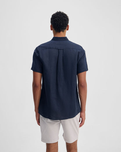 Leyton French Linen Short Sleeve Shirt