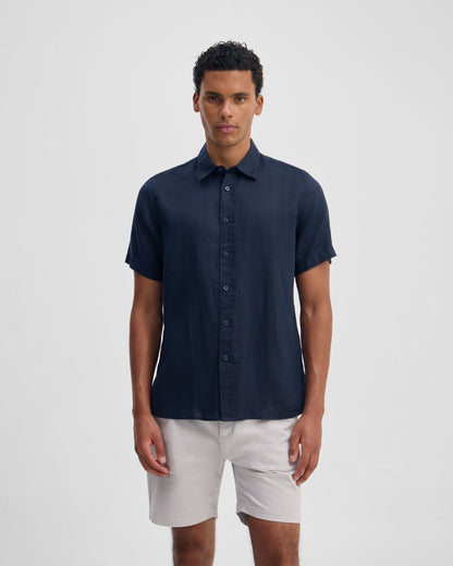 Leyton French Linen Short Sleeve Shirt