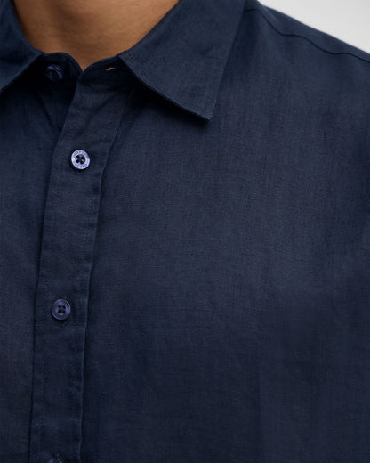 Leyton French Linen Short Sleeve Shirt