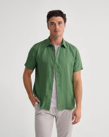Leyton French Linen Short Sleeve Shirt