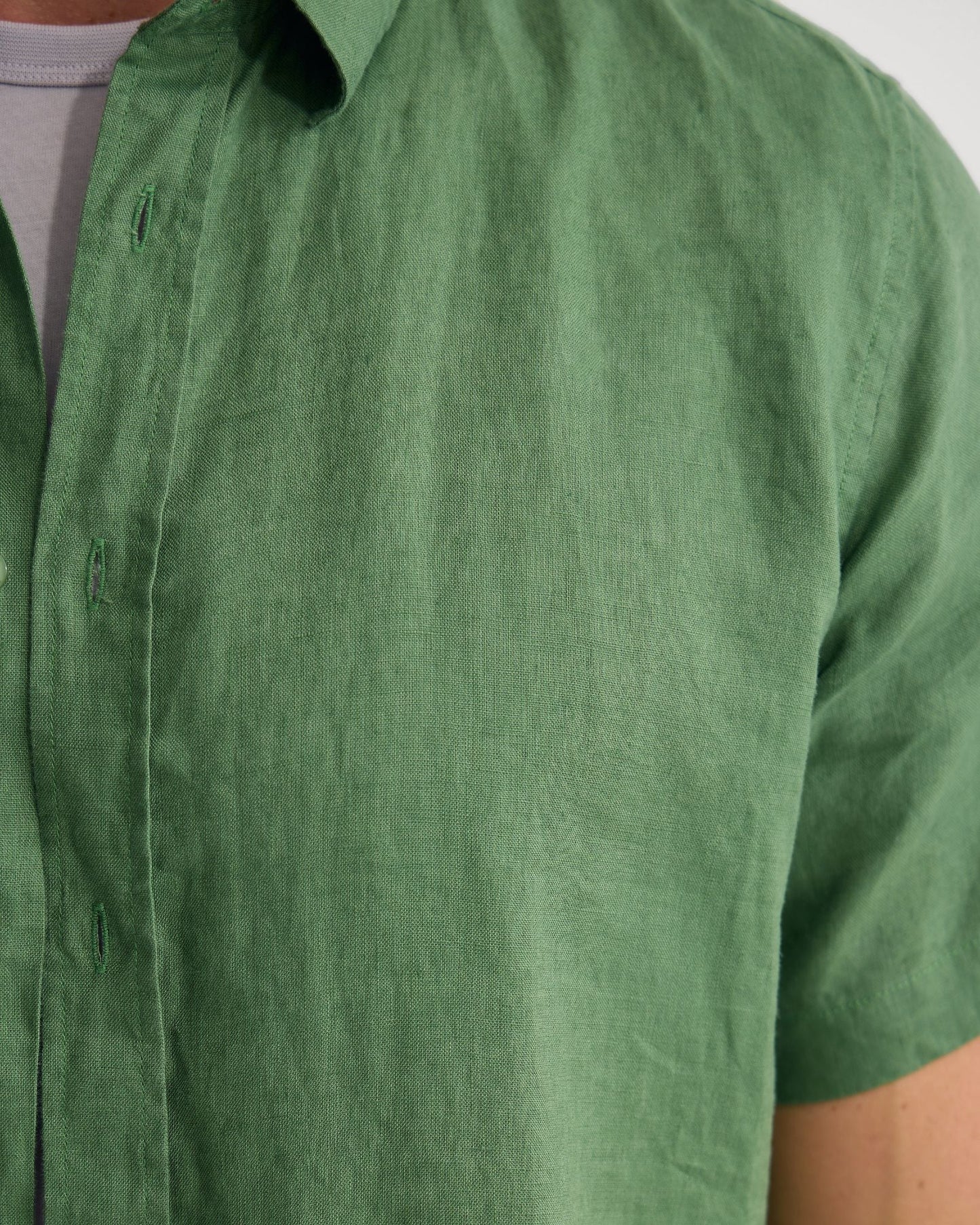 Leyton French Linen Short Sleeve Shirt