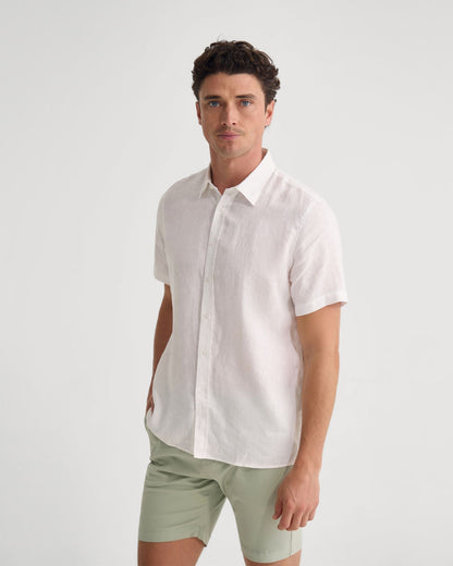 Leyton French Linen Short Sleeve Shirt