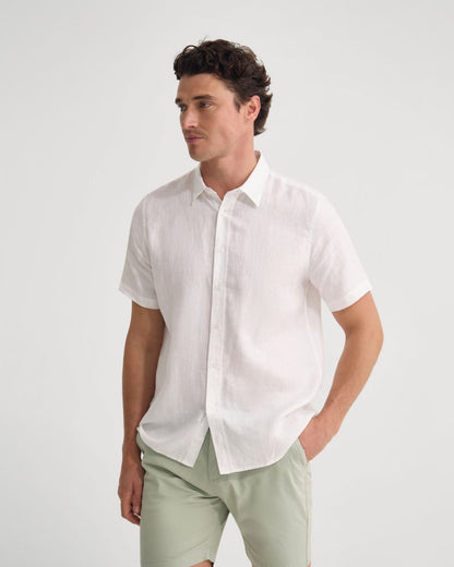 Leyton French Linen Short Sleeve Shirt