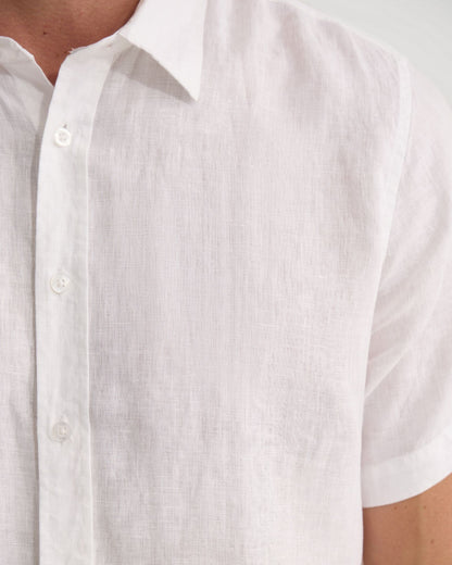 Leyton French Linen Short Sleeve Shirt