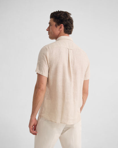 Leyton French Linen Short Sleeve Shirt