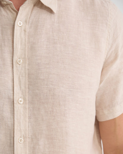 Leyton French Linen Short Sleeve Shirt