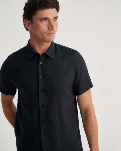 Leyton French Linen Short Sleeve Shirt