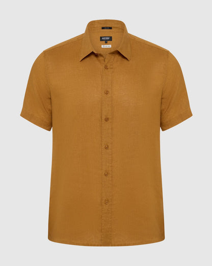 Leyton French Linen Short Sleeve Shirt