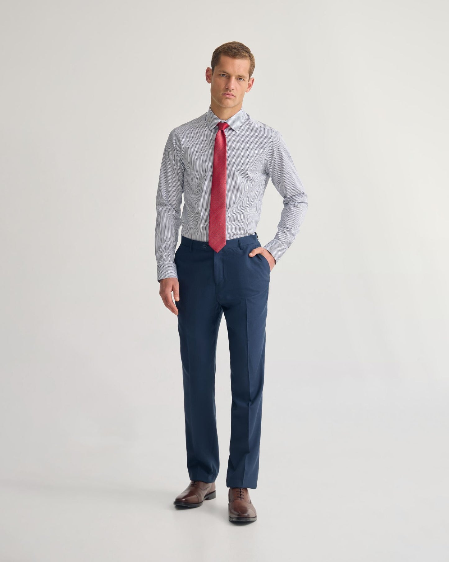 Beckton Slim Fit Striped Shirt