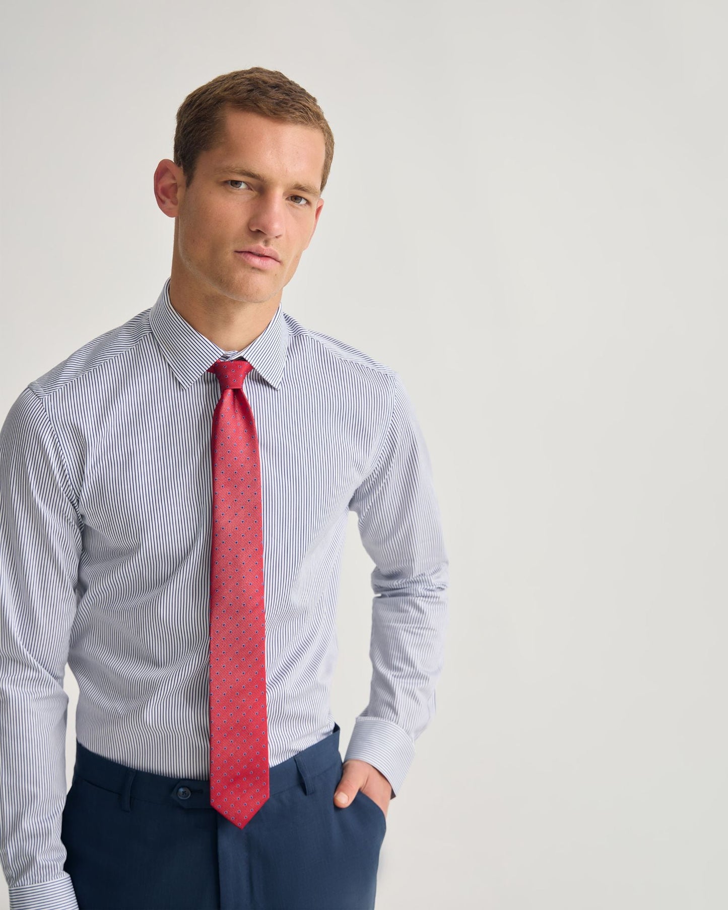 Beckton Slim Fit Striped Shirt