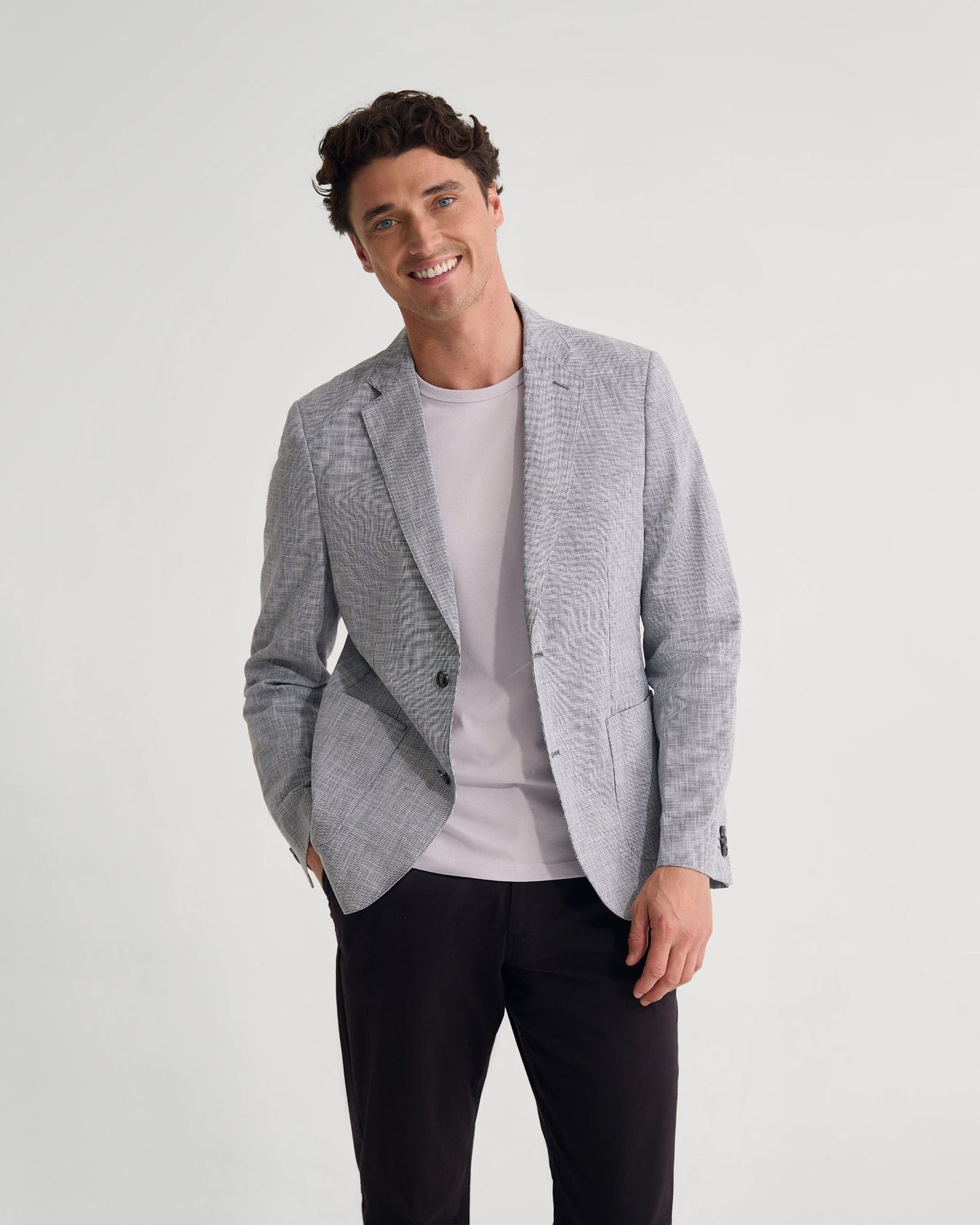 Milton Mini Check Blazer