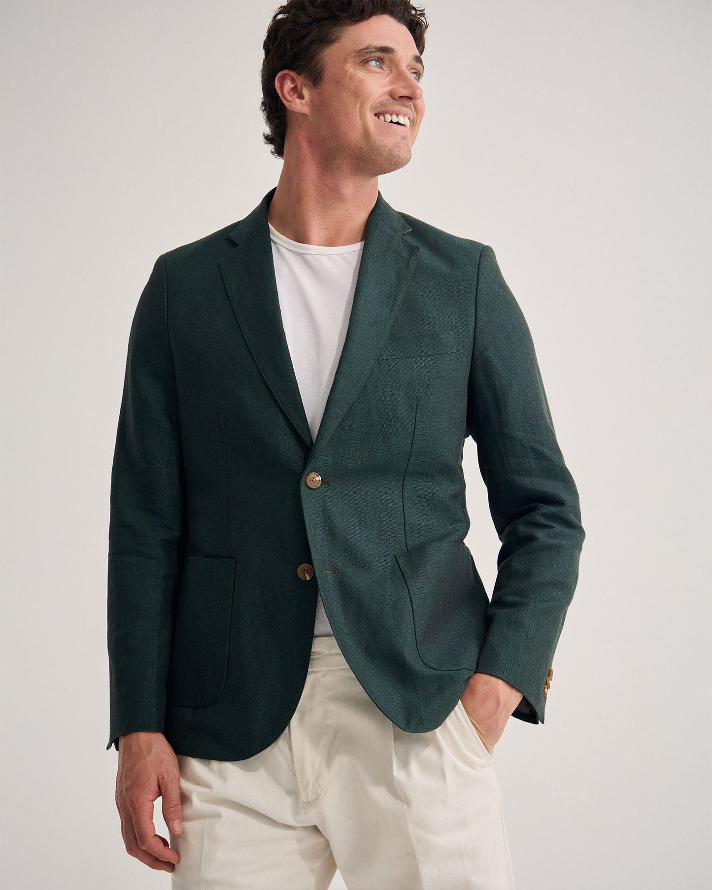 Milton Linen Blend Blazer