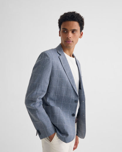 Milton 1/2 Lined Checked Blazer