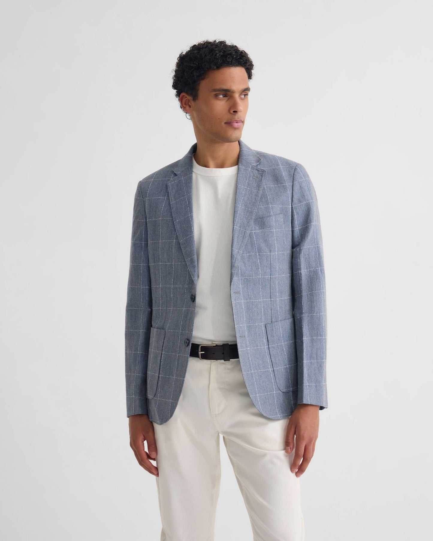 Milton 1/2 Lined Checked Blazer