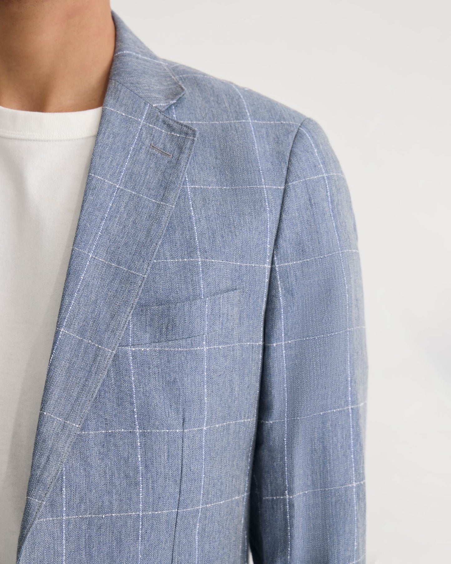 Milton 1/2 Lined Checked Blazer