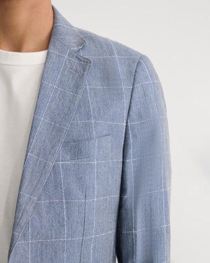 Milton 1/2 Lined Checked Blazer