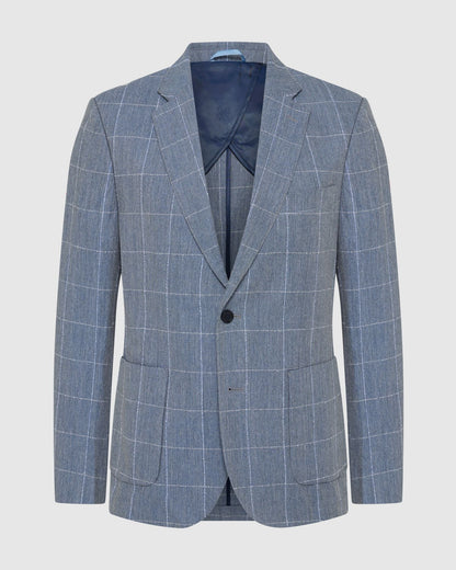 Milton 1/2 Lined Checked Blazer