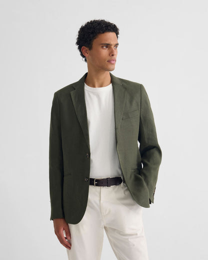 3 Button Linen Milton Blazer
