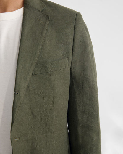 3 Button Linen Milton Blazer