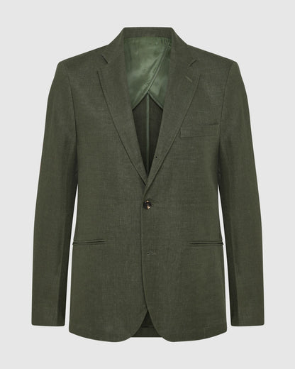 3 Button Linen Milton Blazer