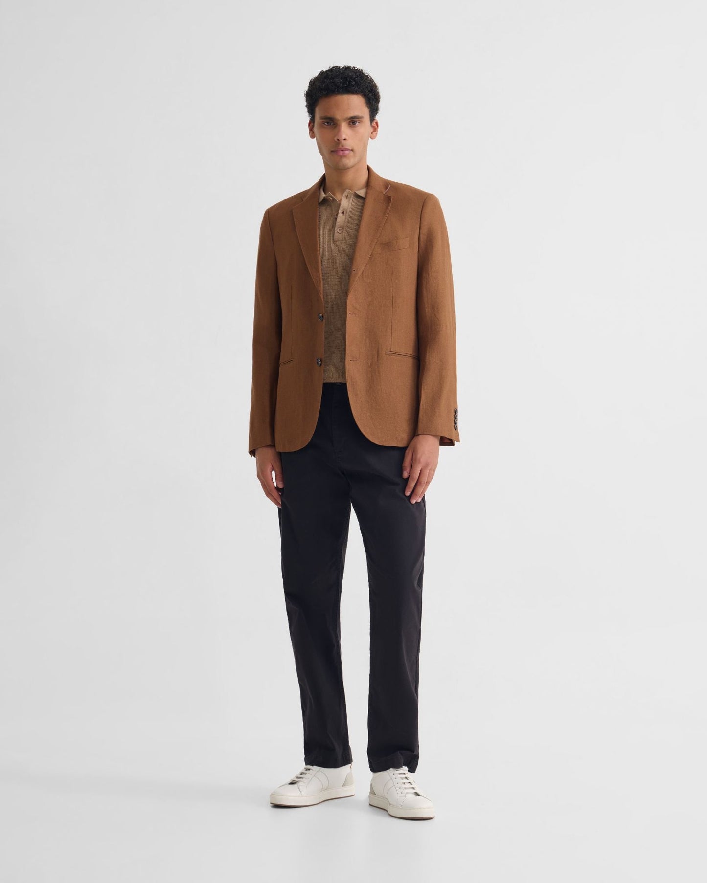 3 Button Linen Milton Blazer