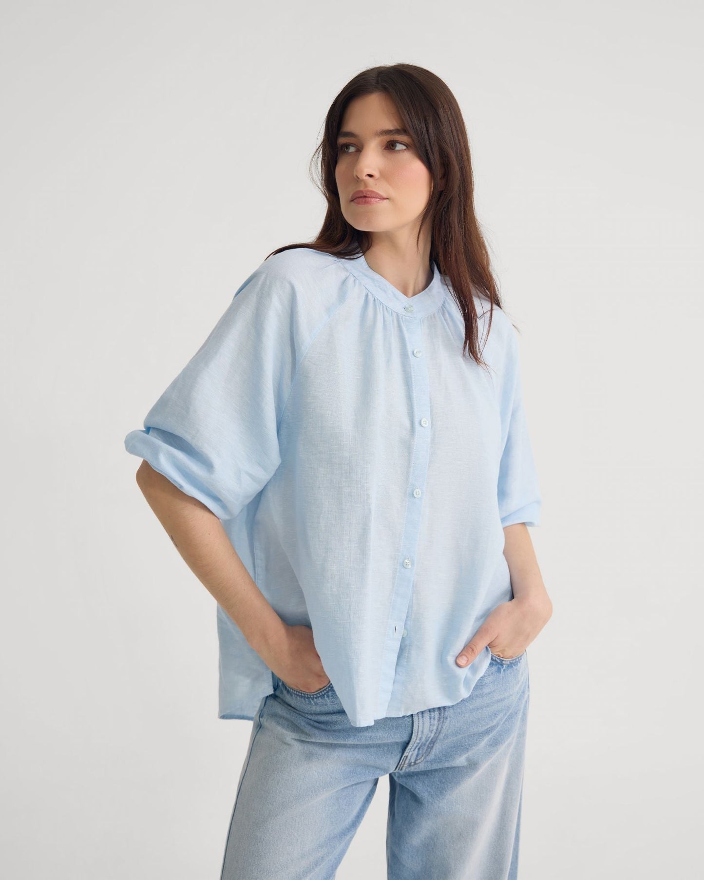 Annika Washed Linen Shirt