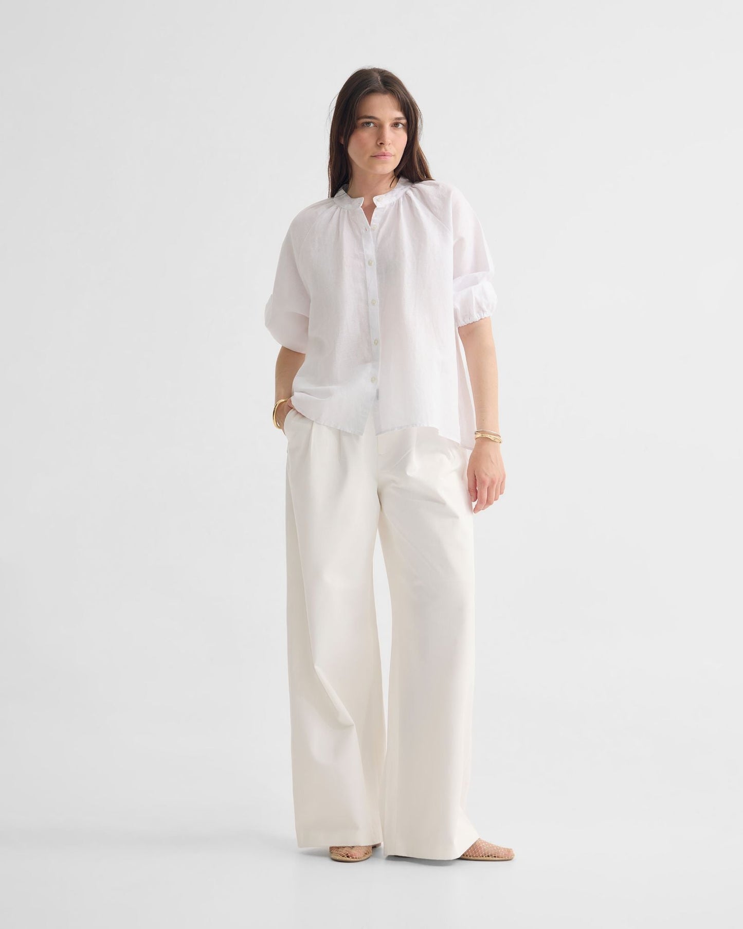 Annika Washed Linen Shirt