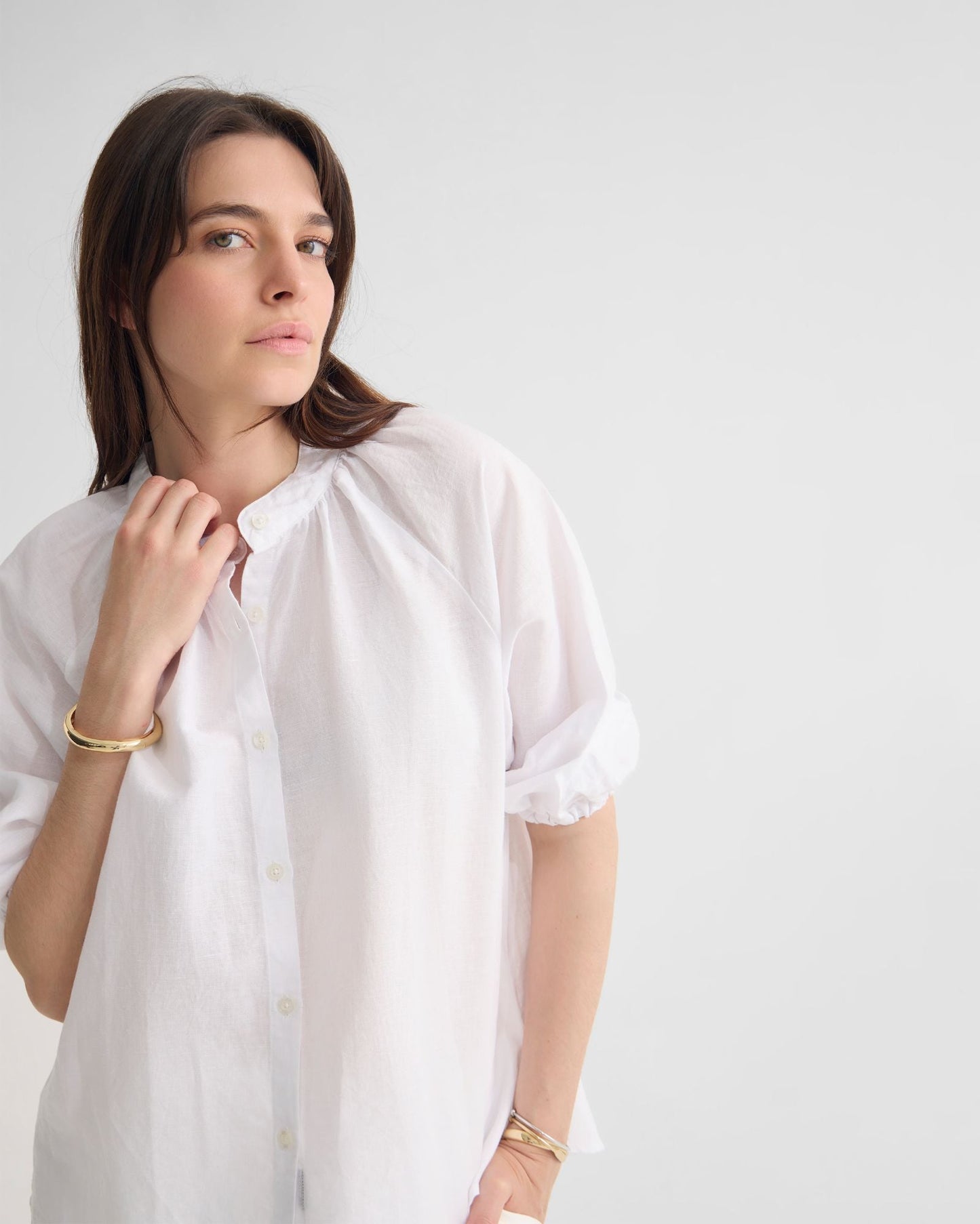 Annika Washed Linen Shirt