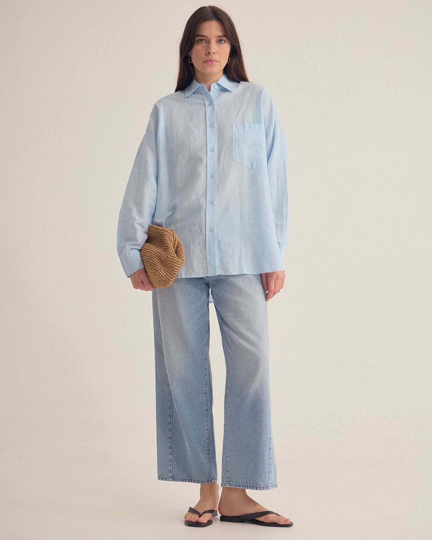 Erika Washed Casual Linen Shirt