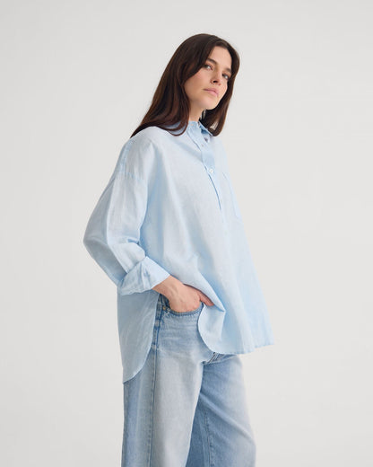 Erika Washed Casual Linen Shirt