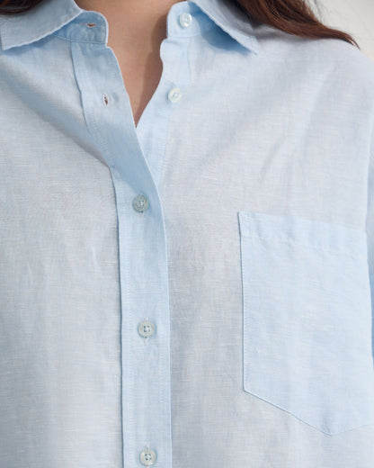 Erika Washed Casual Linen Shirt