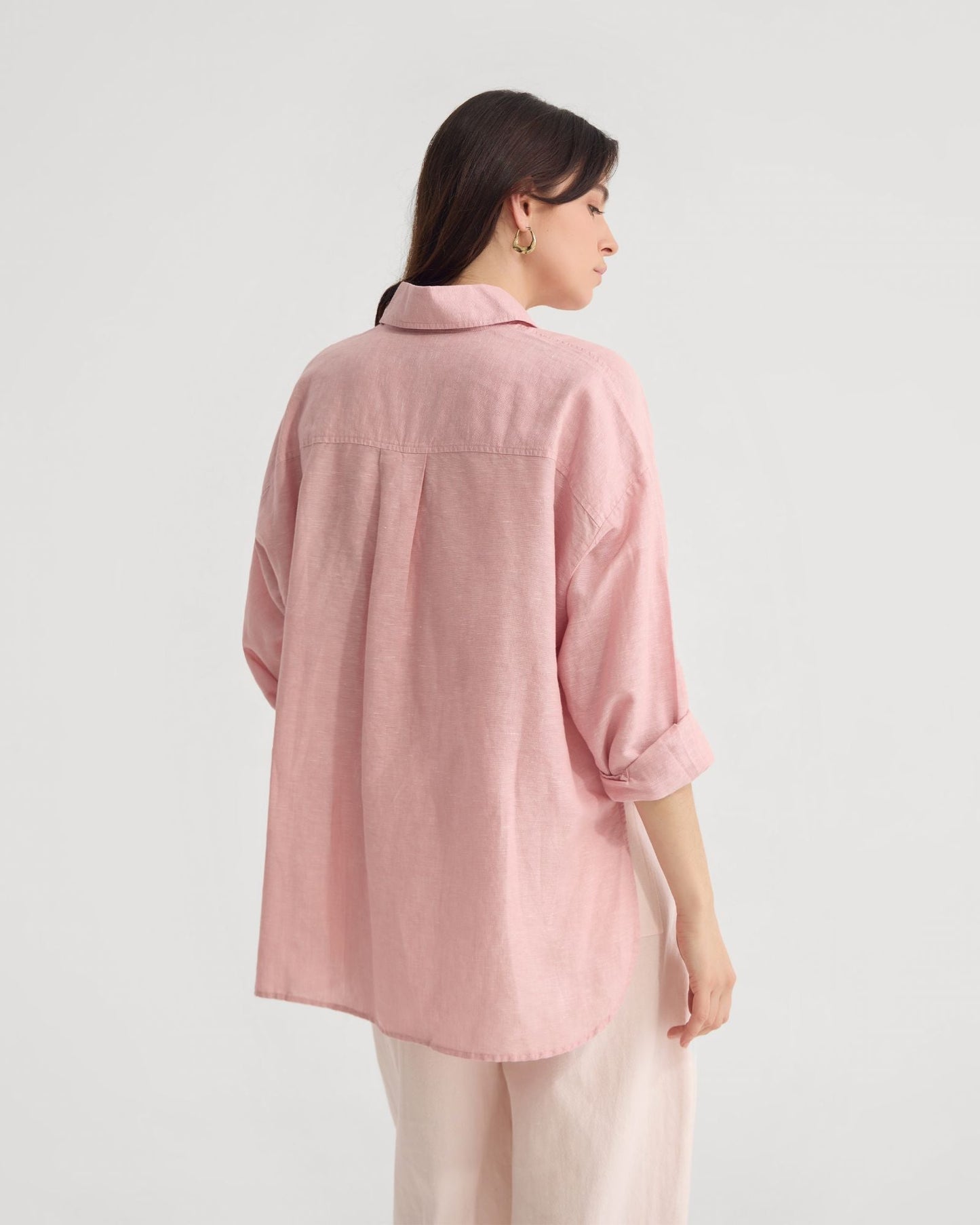 Erika Washed Casual Linen Shirt