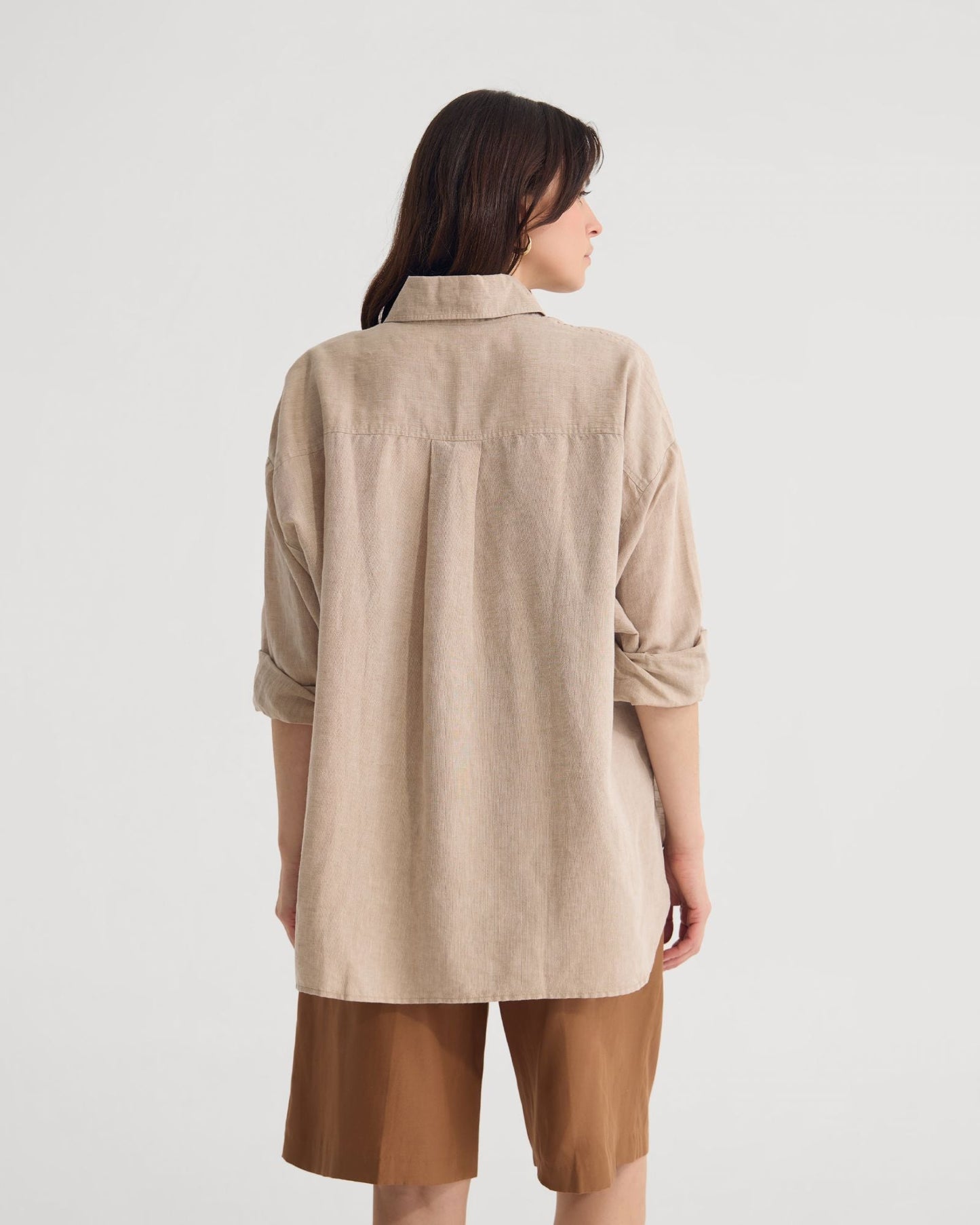 Erika Washed Casual Linen Shirt
