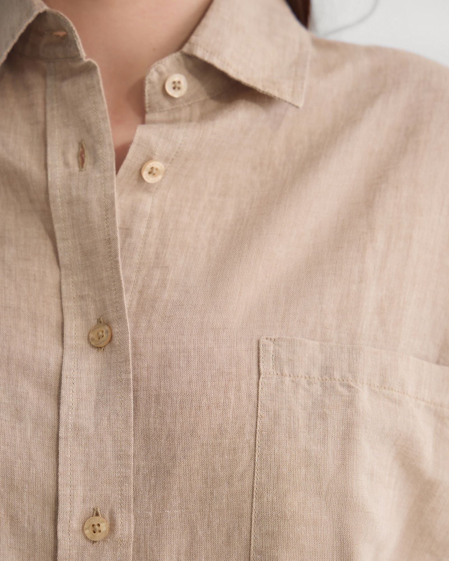 Erika Washed Casual Linen Shirt