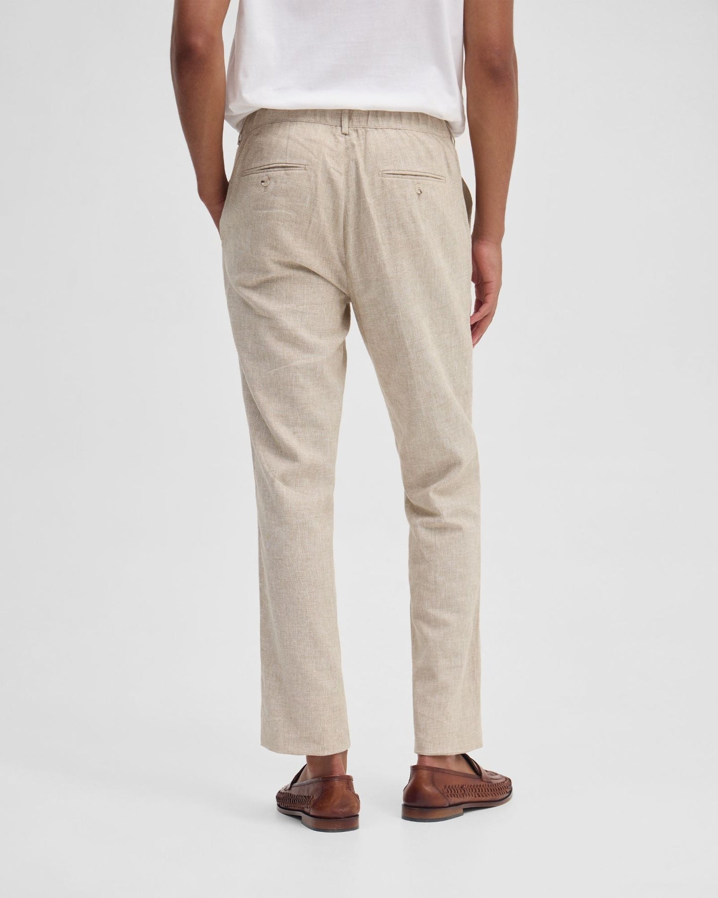Benjamin Linen Blend Relax Trousers