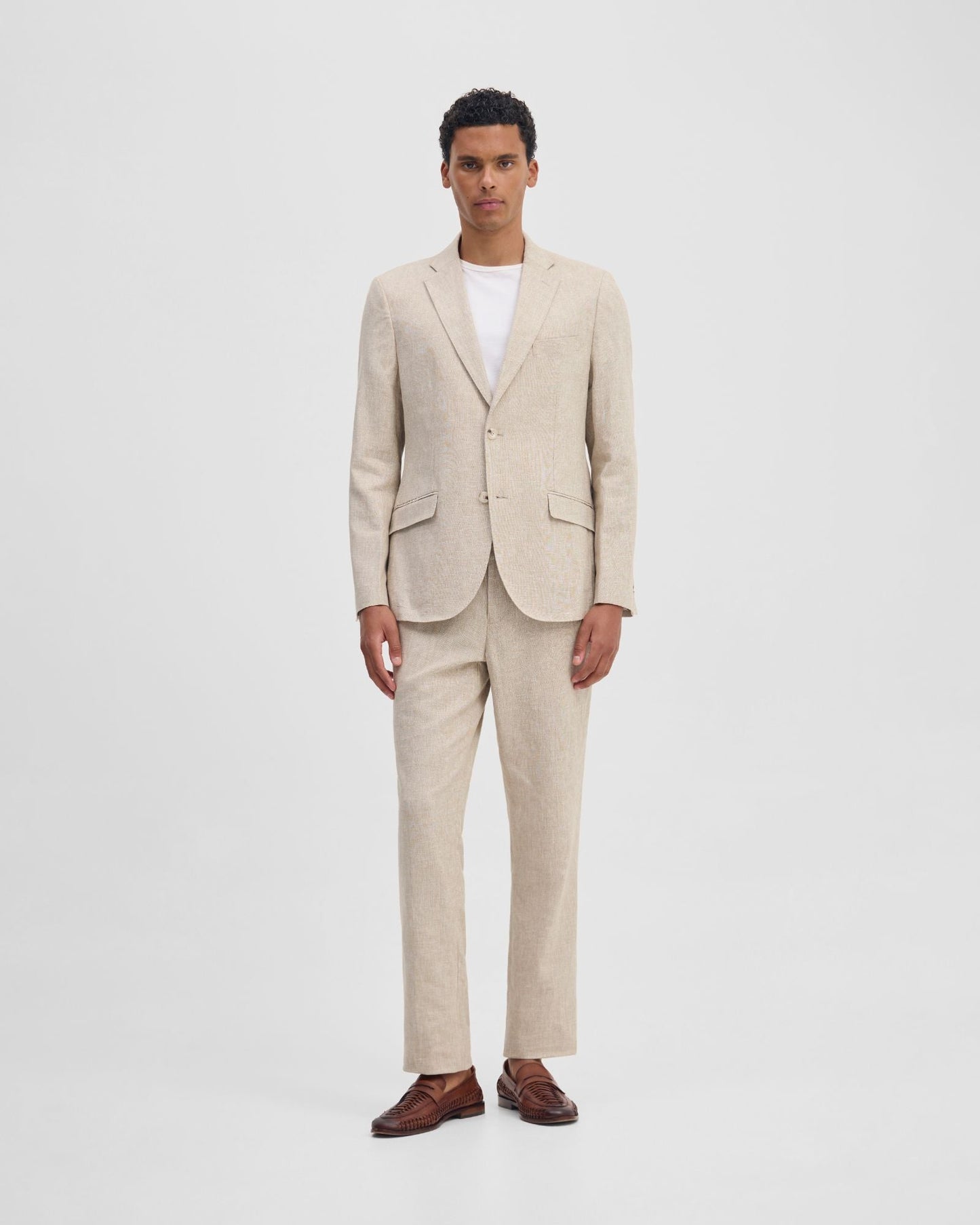 Benjamin Linen Blend Relax Trousers