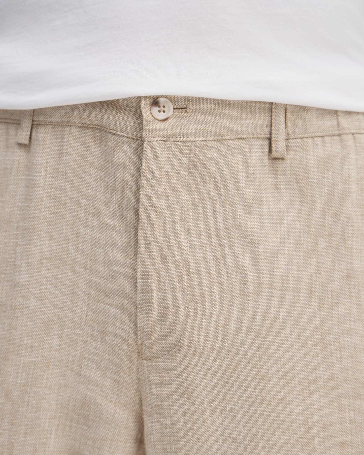 Benjamin Linen Blend Relax Trousers